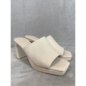 Women Chic Chunky Platform Block Heel Square Toe Y2K Heeled Sandals Boho Shoes